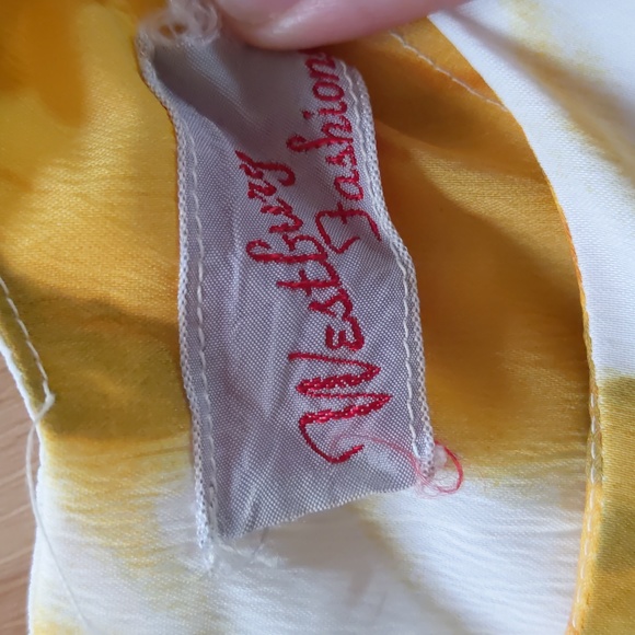 1950s Vintage Dress, fit & flare, retro, exposed zipper pleated belt 60s classic - Picture 10 of 16